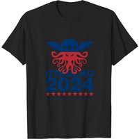 T-shirt pour hommes Cthulhu 2024 en noir