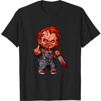 The Killer Doll - Chucky - Men's T-Shirt Black — Mens T Shirts