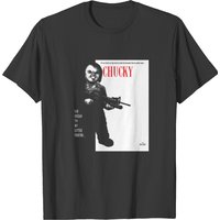 Chucky Scarface Men's T-Shirt in Black — Mens T Shirts