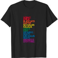 T-shirt Science Is Real Black Lives Matter Égalité pour hommes