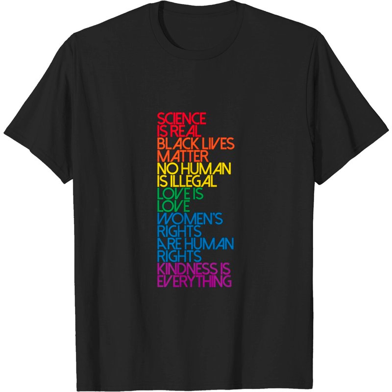 T-shirt Science Is Real Black Lives Matter Égalité pour hommes — T-shirts pour hommes