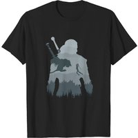T-shirt Noir pour Hommes The Witcher