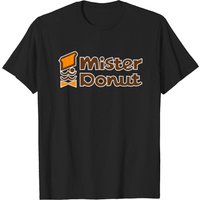 T-shirt noir pour hommes Mister Donut