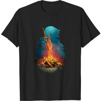 T-shirt noir pour hommes Dark Souls