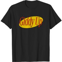 Seinfeld Giddy Up Men's T-Shirt in Black