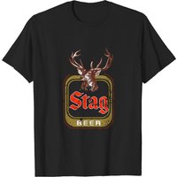 Stag Beer Men's Black T-Shirt