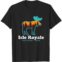 T-shirt pour hommes Isle Royale National Park Moose — T-shirts pour hommes