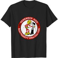 T-shirt pour hommes Warning Reddy's Kilowatt Électricité Vous Tuera — T-shirts pour hommes