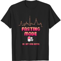 Fasting Mode On T-Shirt for Men in Black