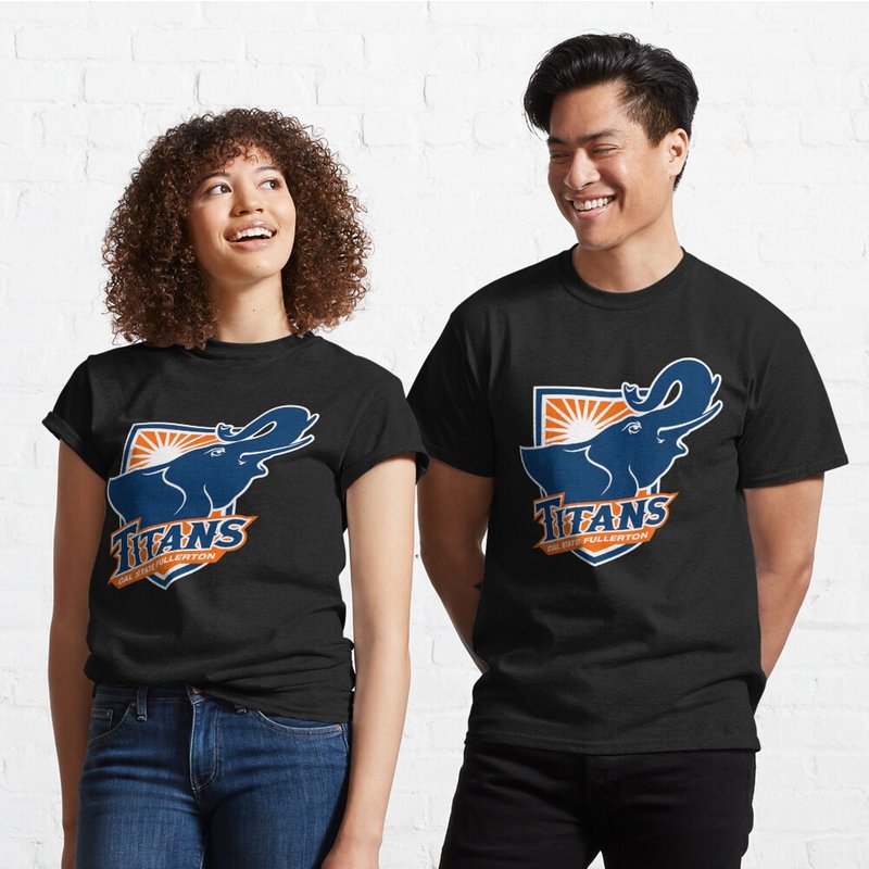 T-shirt classique Cal State Fullerton Titans pour hommes — T-shirts pour hommes