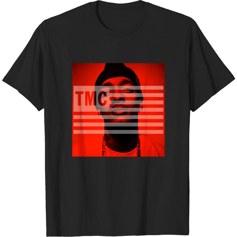 T-shirt pour hommes Nipsey Hussle en noir