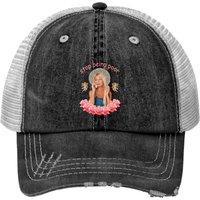 Paris Hilton Stop Being Poor Classic Trucker Hat — Baseball Cap