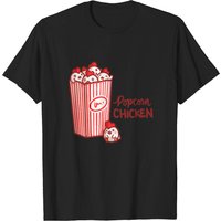 T-shirt pour hommes Popcorn Chicken en noir — T-shirts pour hommes