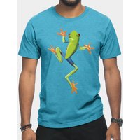 T-shirt pour homme Greenery Tree-frog en noir — T-shirts pour hommes