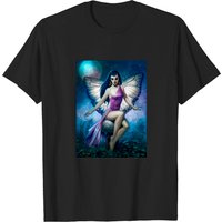 T-shirt Moon Fairy Fairy pour hommes en noir — T-shirts pour hommes