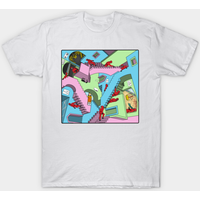 T-shirt Squid Relativity Staircase - Squid Game — T-shirts pour hommes