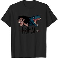 T-shirt Primal pour hommes Spear And Fang en noir — T-shirts pour hommes