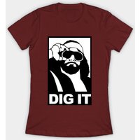 T-shirt pour hommes Dig It Macho Man en noir