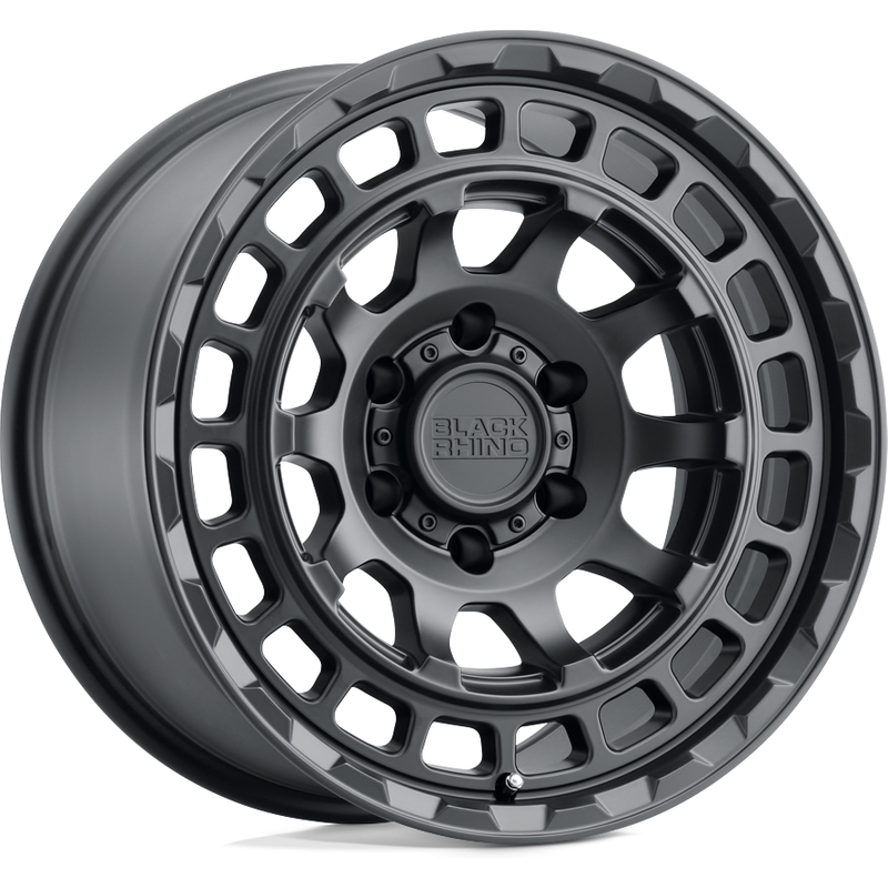 Black Rhino Chamber Matte Black Wheels - 16x8 - 6x139.7 Bolt Pattern — Wheels & Rims
