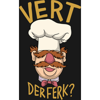 T-shirt Noir pour Hommes Vert Der Ferk — T-shirts pour hommes