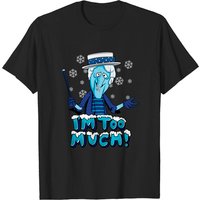 T-shirt Noir pour Hommes Snow Miser — T-shirts pour hommes