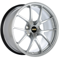 BBS RIA Forged Silver Wheels - 18x9.5 - 5x114.3 - 35 Offset — Wheels & Rims