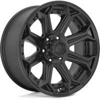 Fuel D706 Siege Matte Black Wheels - 20x9 - 6x139.7 Bolt Pattern — Wheels & Rims