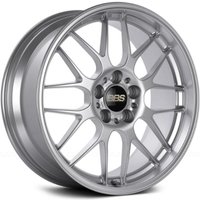 BBS RGR Forged Diamond Silver Wheels - 17x7 - 4x100 - 38 Offset