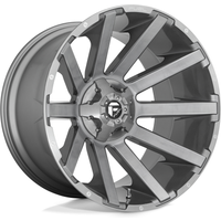 Jantes Fuel D714 Contra Platinum Gunmetal Brushed Tinted 20x9 — Roues et jantes