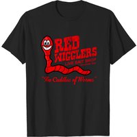 T-shirt Distressé Red Wigglers WKRP à Cincinnati pour Homme — T-shirts pour hommes
