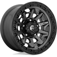 Roues Fuel D716 Covert Matte Gunmetal Noir - 20x9 - 6x139.7