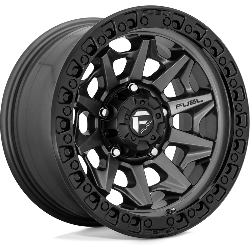 Roues Fuel D716 Covert Matte Gunmetal Noir - 20x9 - 6x139.7 — Roues et jantes
