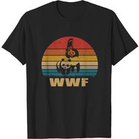 T-shirt Vintage Jiu-Jitsu Panda WWF pour Hommes — T-shirts pour hommes