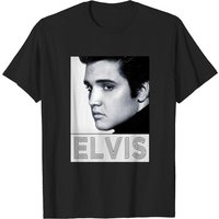 T-shirt pour hommes Elvis Presley en noir — T-shirts pour hommes