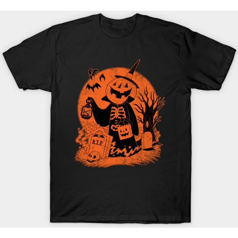 T-shirt Halloween Vintage Spooky pour hommes — T-shirts pour hommes