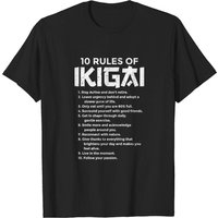 T-shirt Les Dix Règles de l'Ikigai pour Hommes — T-shirts pour hommes