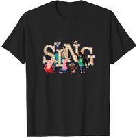 T-shirt pour hommes Sing Movie - Noir