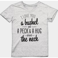 T-shirt pour hommes I Love You A Bushel And A Peck - Saint-Valentin — T-shirts pour hommes