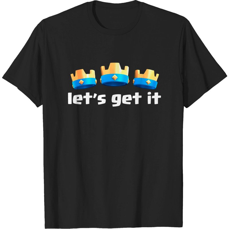 T-shirt pour hommes Clash Royale en noir — T-shirts pour hommes