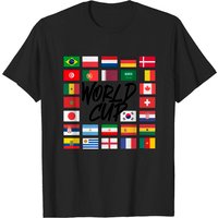 T-shirt pour hommes World Cup en noir — T-shirts pour hommes