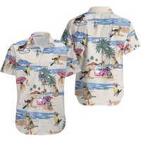German Shepherd Hawaiian Shirt for Unisex — Mens Casual Shirts