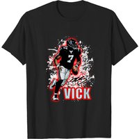 Mike Vick Men's T-Shirt in Black