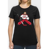 Funny Hockey Jesus Saves Goalie T-Shirt for Men