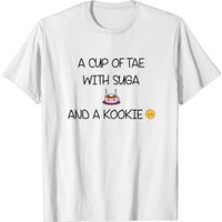 T-shirt BTS A Cup of Tae avec Suga et un Kookie pour hommes — T-shirts pour hommes