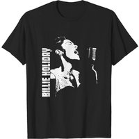 T-shirt pour hommes avec design artistique de Billie Holiday — T-shirts pour hommes