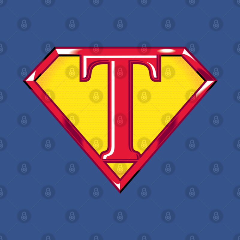 Super T - T-shirt Superman pour hommes en noir — T-shirts pour hommes