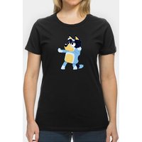 T-shirt Cool - Bluey pour hommes en noir — T-shirts pour hommes