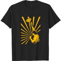 T-shirt Jazz Singer Design Diamant Original pour Hommes — T-shirts pour hommes