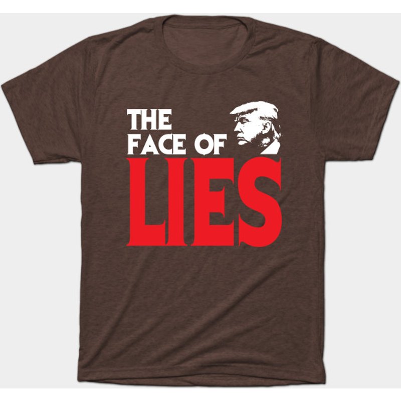 The Face Of Lies - T-shirt Lies pour hommes — T-shirts pour hommes