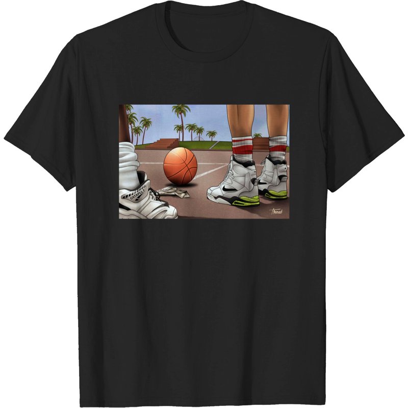 T-shirt pour hommes White Men Can't Jump Illustration Iconique — T-shirts pour hommes